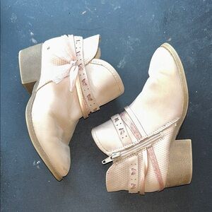 Jellypop Pink Kids Boots with Heart Accents